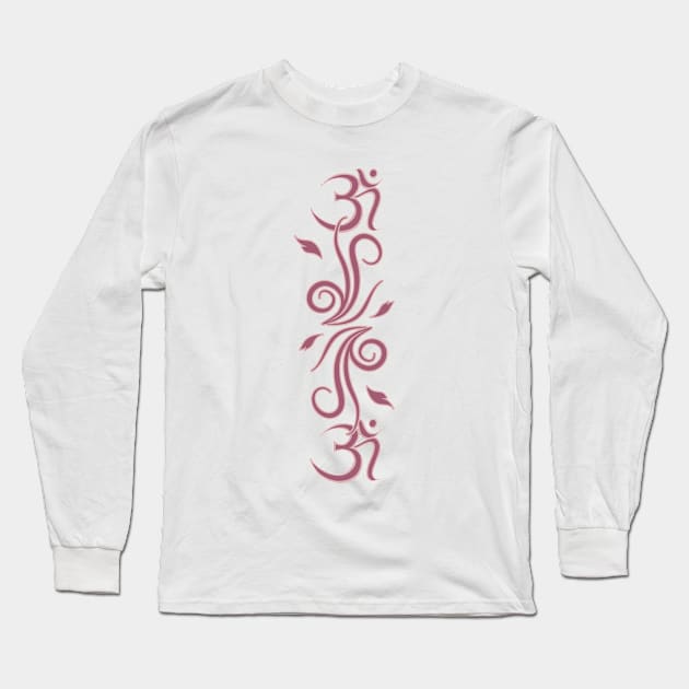 Flowering Om Long Sleeve T-Shirt by jrotem